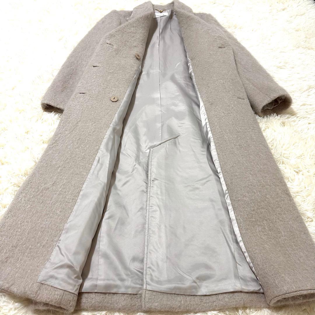 定価:68,300 FRAY I.D ダブルブレストシャギーコート モヘヤ