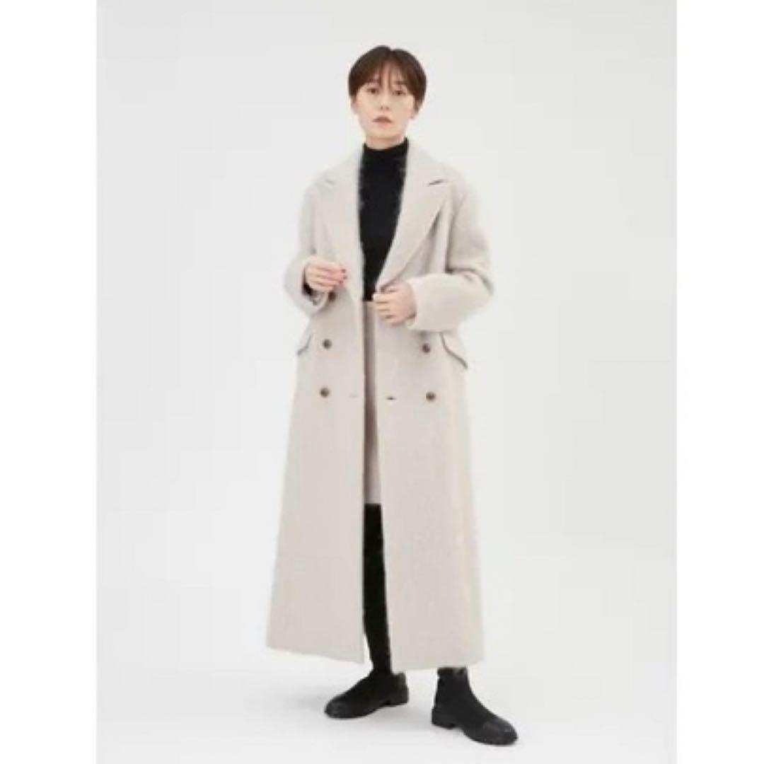 定価:68,300 FRAY I.D ダブルブレストシャギーコート モヘヤ