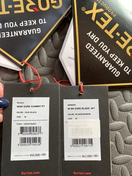 バートン　ゴアテックス　ウエア　ak 上下セット