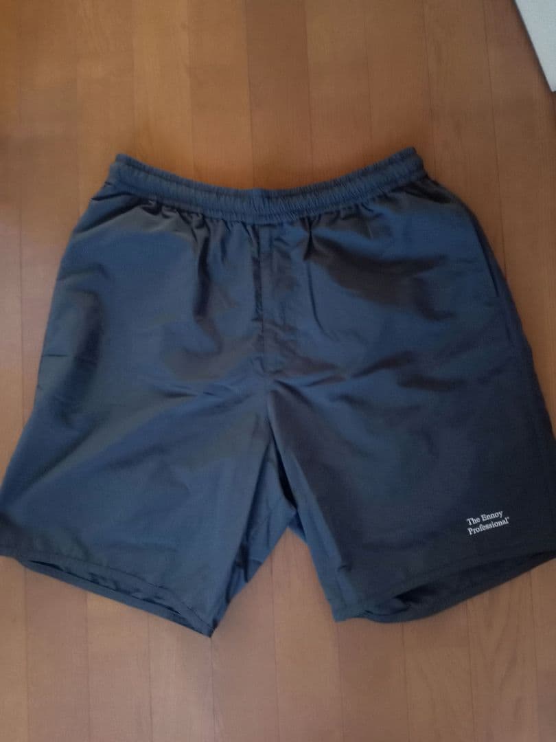 ENNOY Nylon Easy Shorts Charcoal25SSＬ