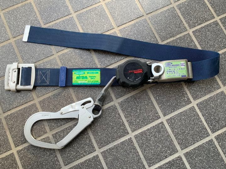 藤井電工 新規格 胴ベルト型安全帯 ワンハンドリトラ Mサイズ 墜落制止用器具