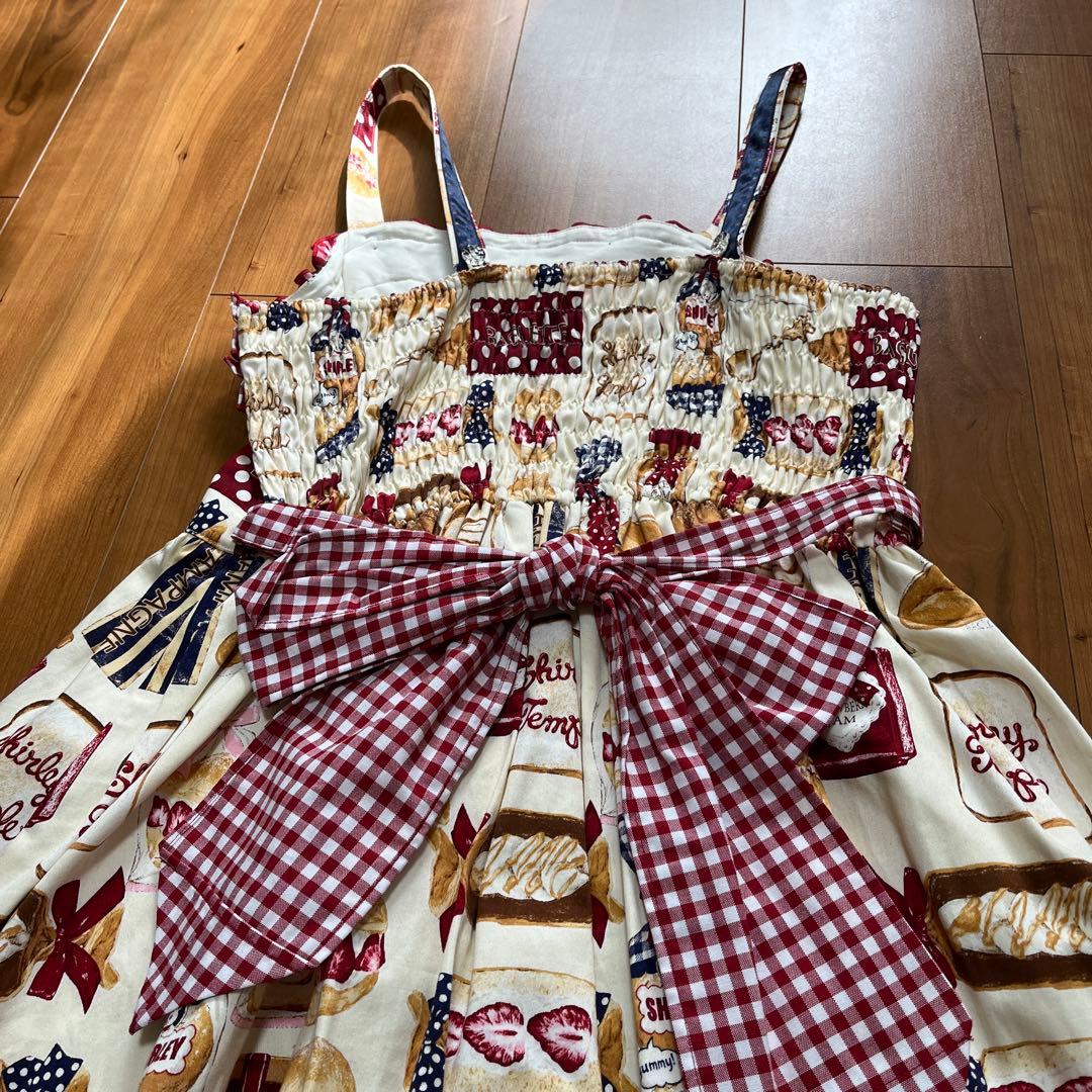 ご*。様 シャーリーテンプル　ベーカリープリントジャンスカ