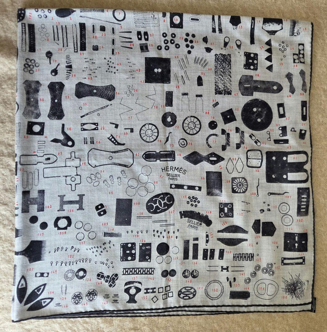 専用　エルメス　カレジェアン　カレ140　カシミアシルク