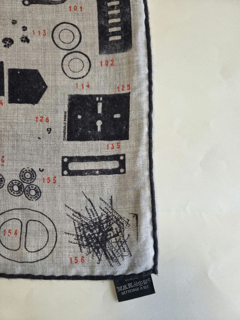 専用　エルメス　カレジェアン　カレ140　カシミアシルク