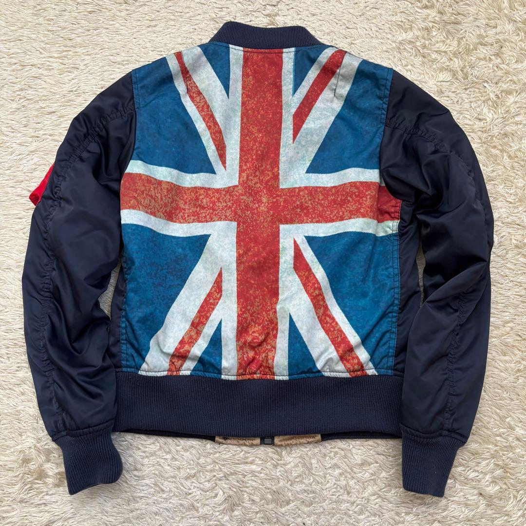 限定　AVIREX 35周年限定モデル　MA-1 ユニオンジャックリバーシブル