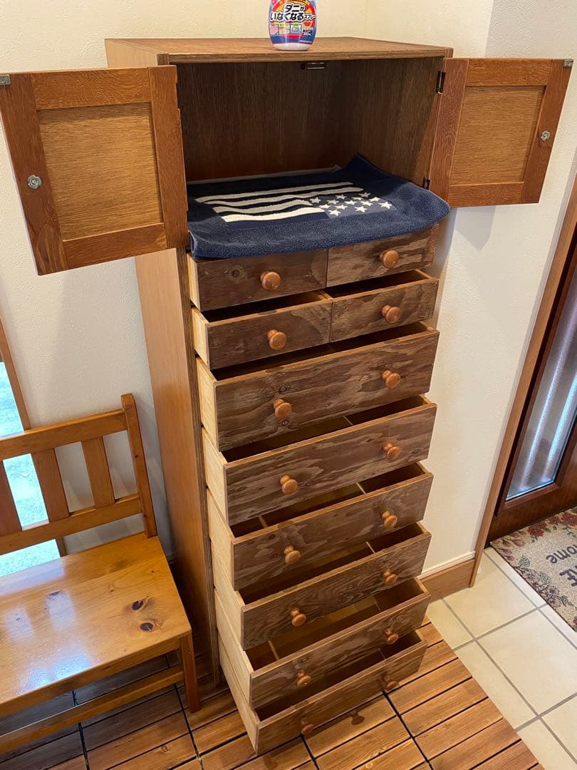 売り切り価格！アンファン家具　enfant アンファン カントリー　チェスト