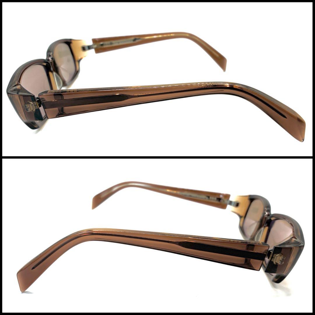 【美品】MASUNAGA 増永眼鏡　スクエア　サングラス　セルフレーム　鯖江