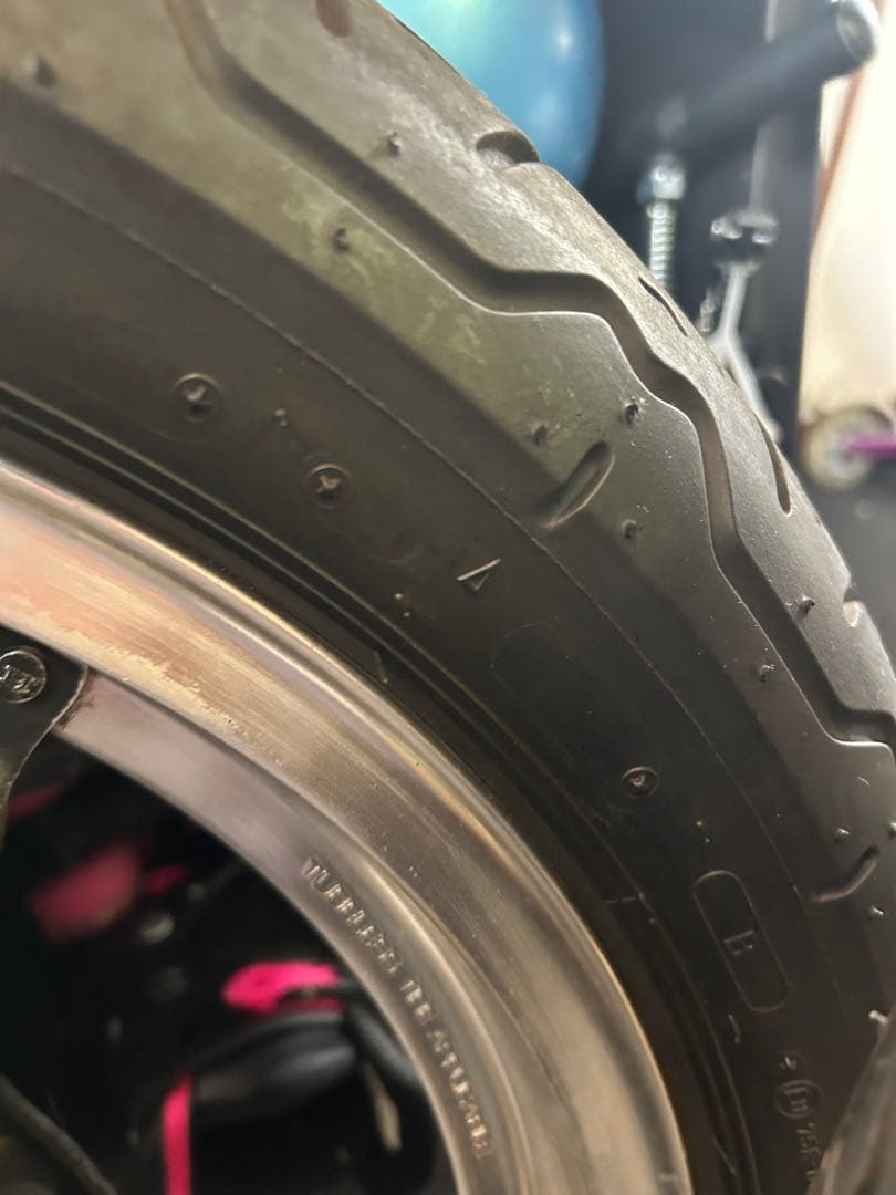 cb750f 純正ホイール　タイヤセット　コムスター　k300 rc04