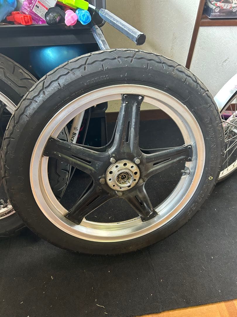 cb750f 純正ホイール　タイヤセット　コムスター　k300 rc04