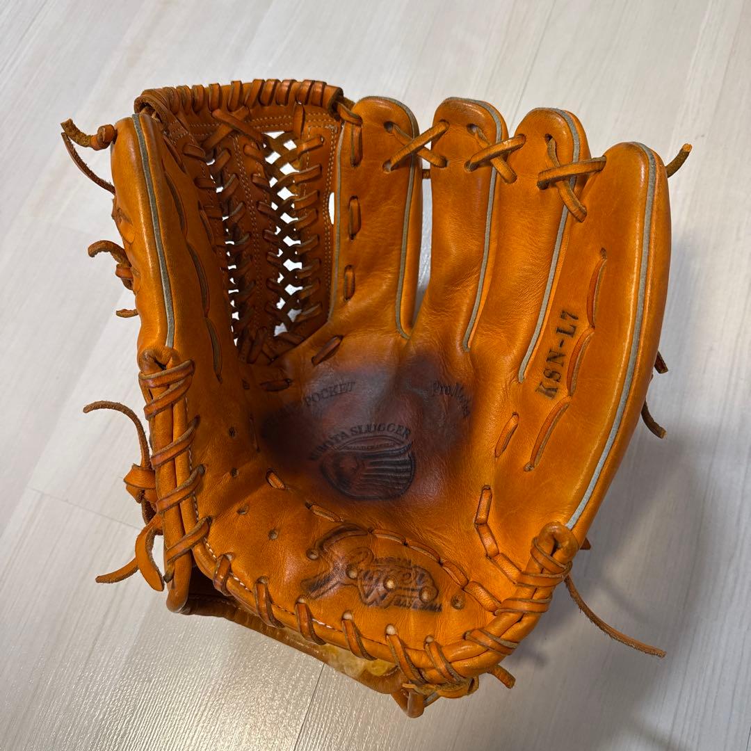 ア*ー様 Slugger Aggressive 軟式グローブ オレンジ