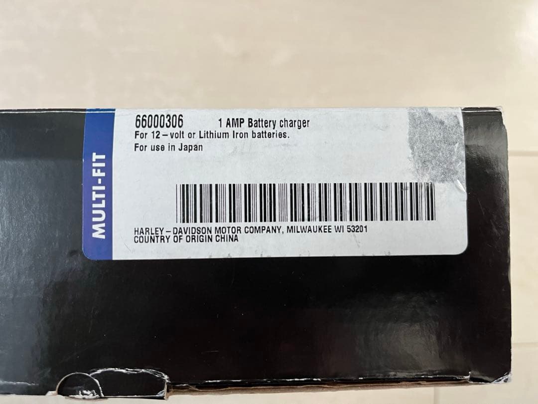 ハーレーダビッドソン　純正品　バッテリーチャージャー