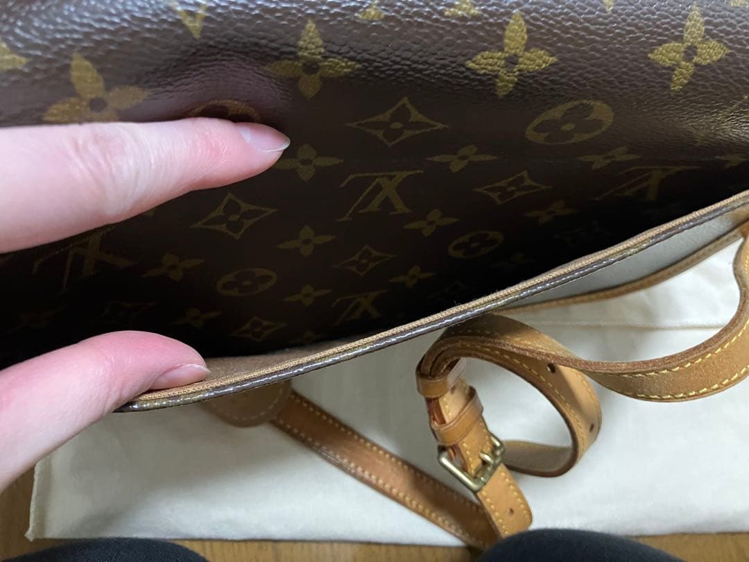 【鑑定済】ルイヴィトン モノグラム ソローニュ ショルダーバッグ