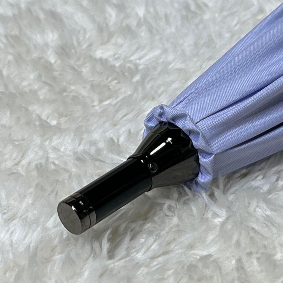 美品芦屋ロサブランRose Blanc日傘遮光率100%フリルバンブー持ち手