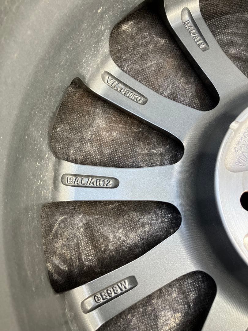 【ホイールのみ】BALMINUM 16インチ 4穴 4本セット/ライズ