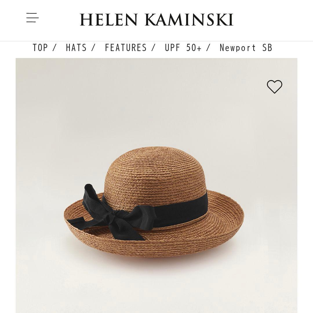 【美品】HELEN KAMINSKI Newport SB ラフィア ハット