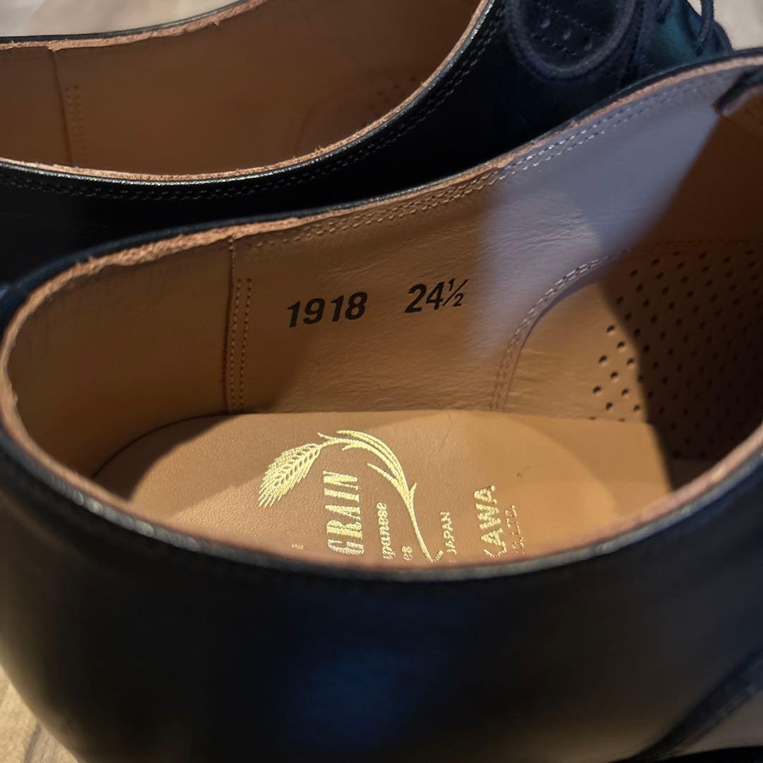 スコッチグレイン アリュール パンチドキャップトゥ 内羽根 Dウィズ