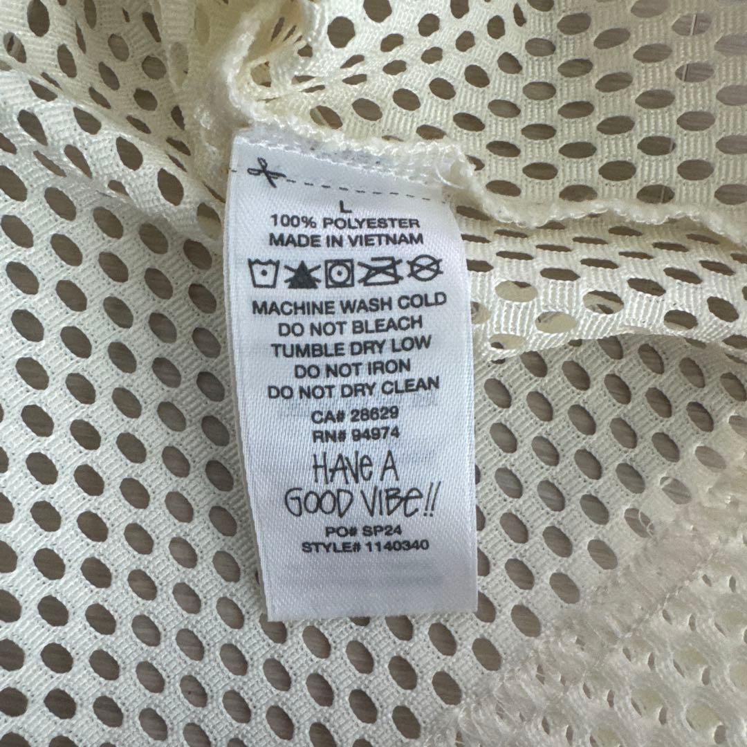 最終値下　stussy TEAM JERSEY 80 NATURAL Lサイズ