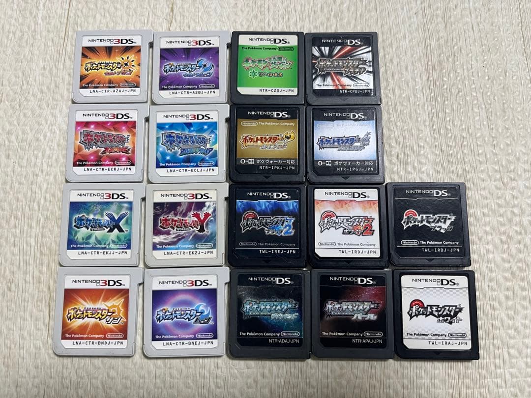 ポケットモンスター ポケモン 3DSソフトセットまとめ売り 18本