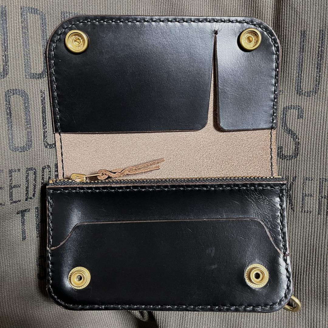 トラッカーウォレット ミドルトラッカーウォレット クロムエクセル 茶芯 #345