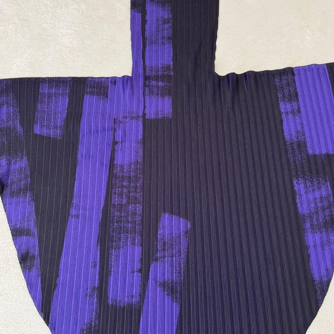 極美品✨PLEATS PLEASE 変形　グラデーション　長袖　ハイネック