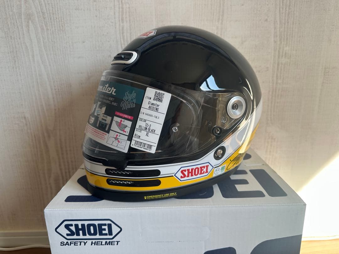 新品　ショウエイ　グラムスター　アバイディング　TC-3 XL abiding