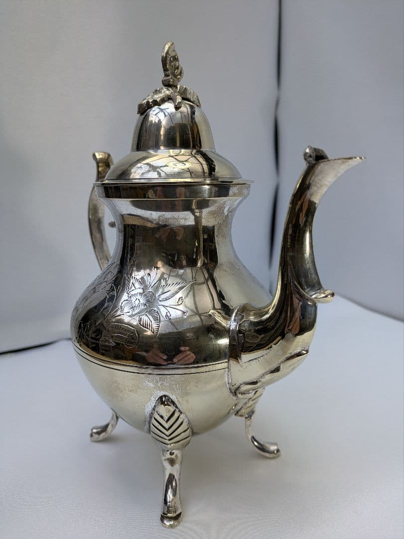 ☆b525、銀製品 シルバープレート コーヒーポット ティーポット b
