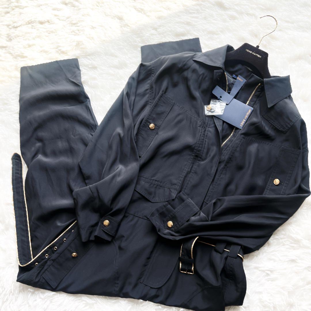 新品　LOUISVUITTON ヴィトン　ジャンプスーツ　オールインワン　シルク