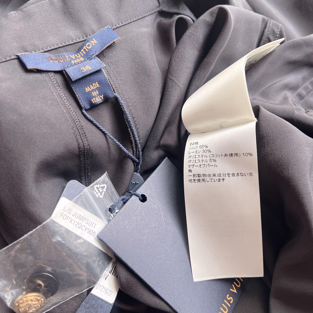 新品　LOUISVUITTON ヴィトン　ジャンプスーツ　オールインワン　シルク