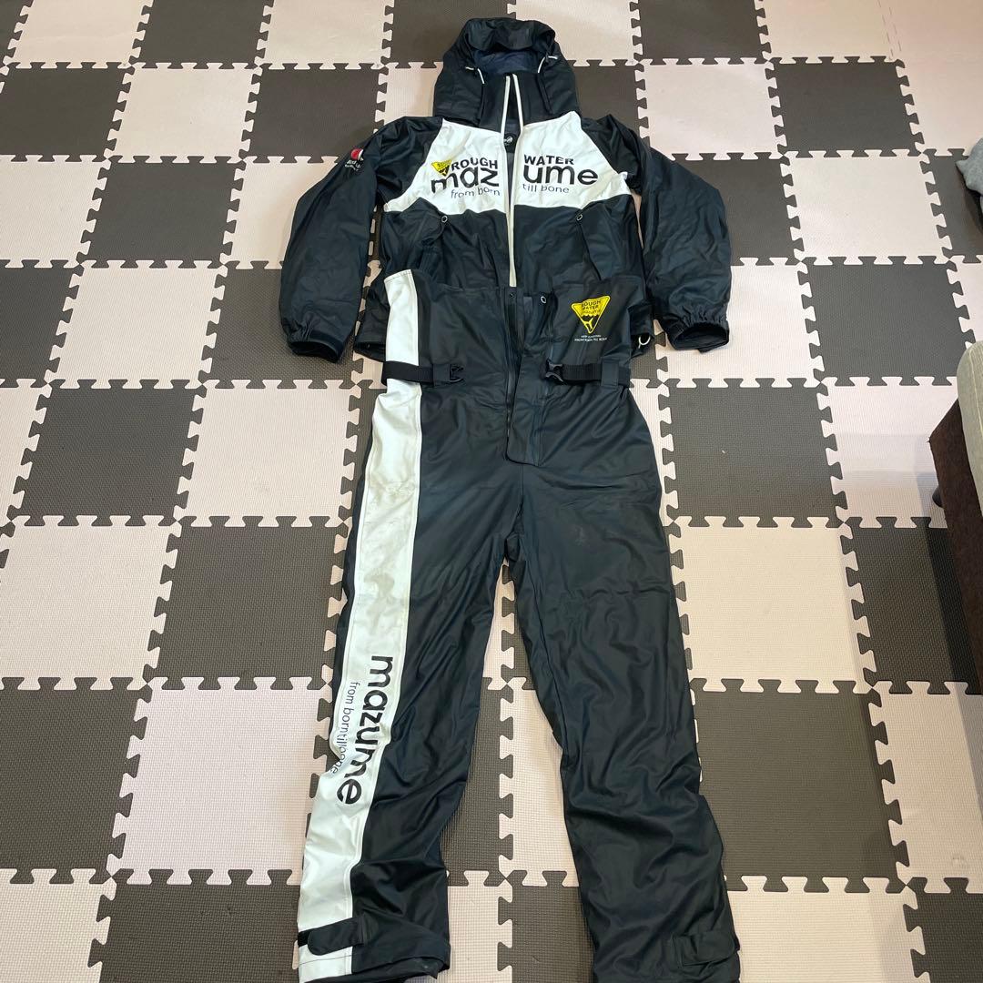 mazume レインウェア(上下セット) 防水素材Mサイズ