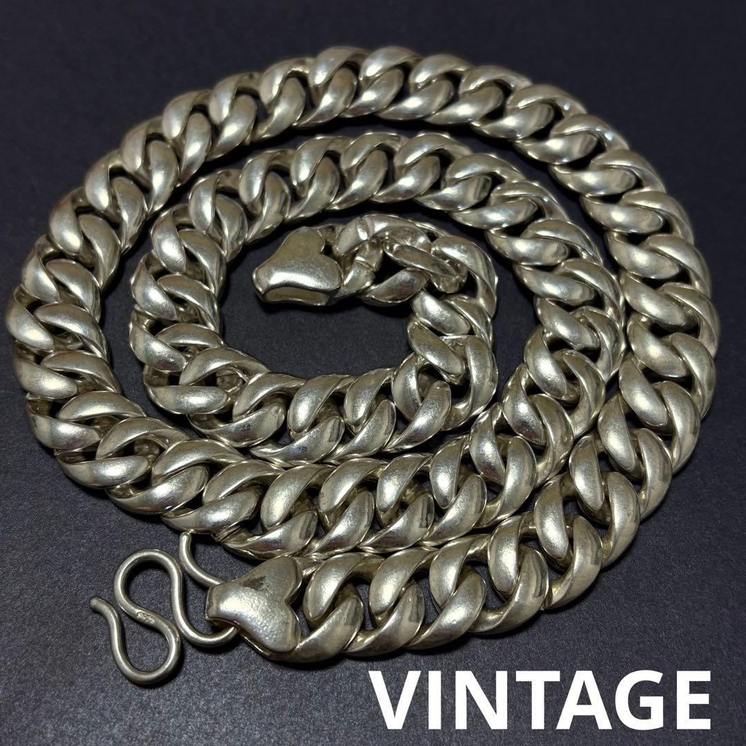 喜平ネックレス　ウォレットチェーン　ヴィンテージ　US輸入　925刻印あり