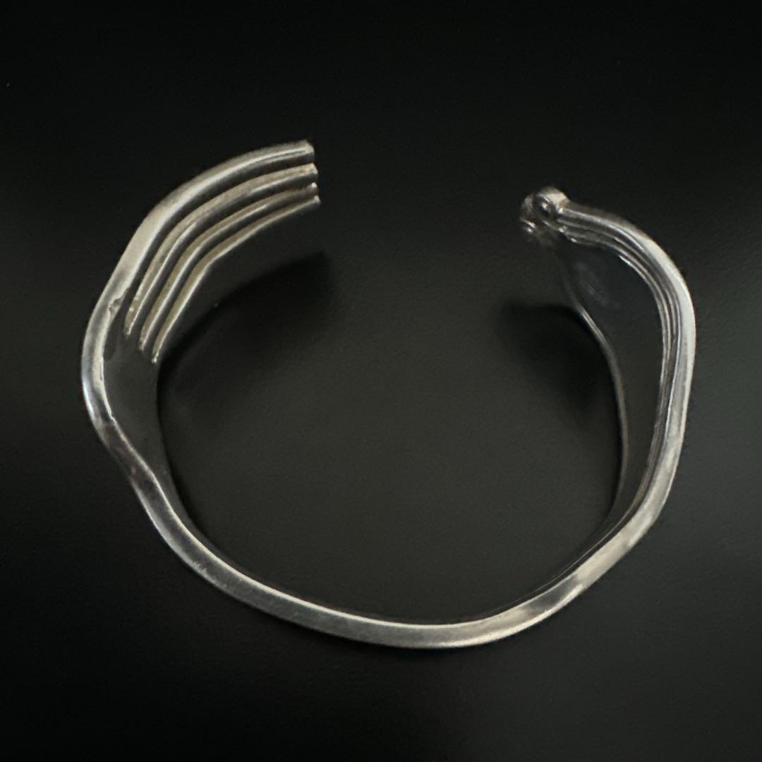 入手困難　希少　オールド　ティファニー バングル　フォーク　シルバー　カトラリー