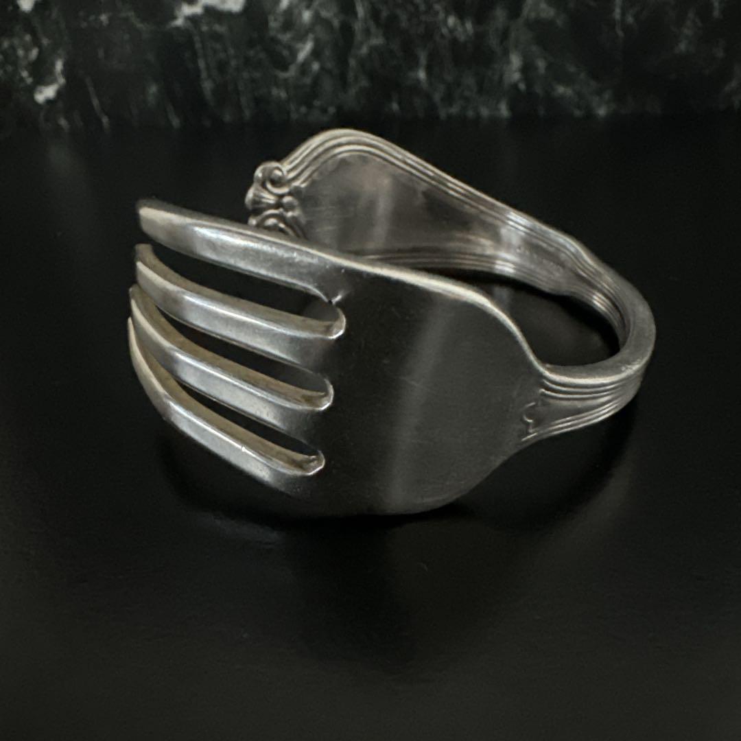 入手困難　希少　オールド　ティファニー バングル　フォーク　シルバー　カトラリー