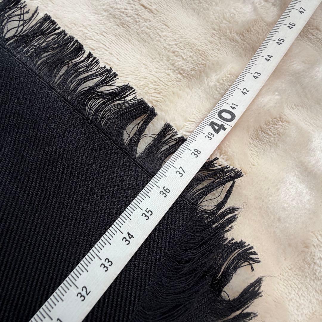 匿名配送料込☆ルイヴィトン Vuittonショールモノグラム 黒 ブラック