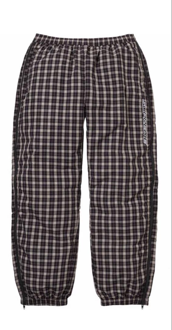 パンツ supreme Plaid Warm Up Pant