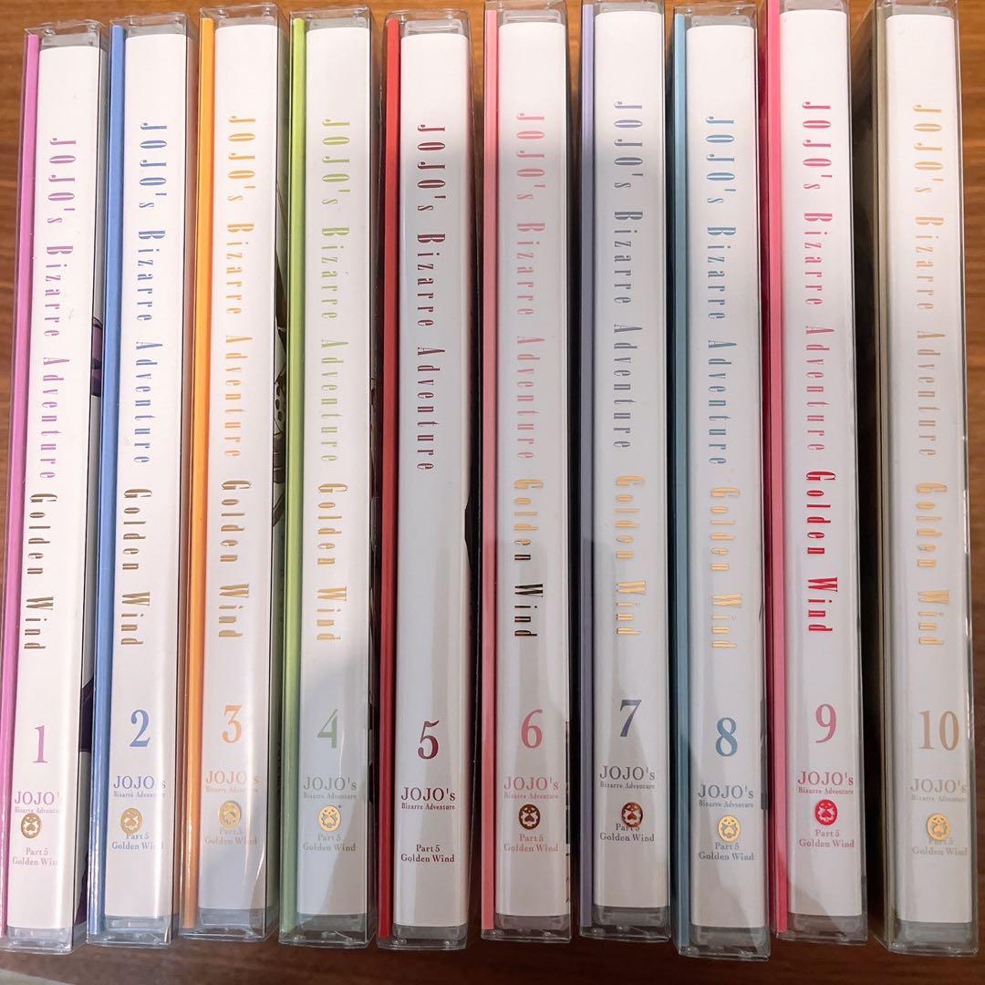 ジョジョの奇妙な冒険　黄金の風　初回生産版DVD全巻セット