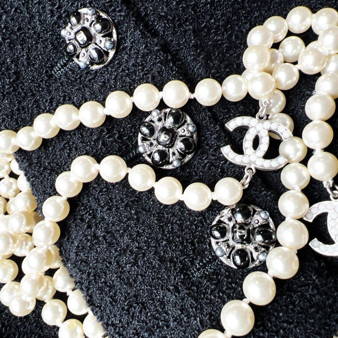 極美品　CHANEL シャネル　グリポア　ドラペル　ツイード ロングコート