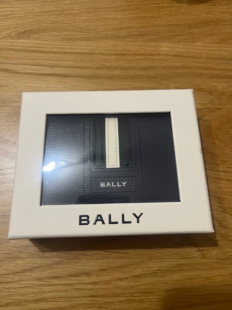 BALLY スマートウォレット　ネイビー