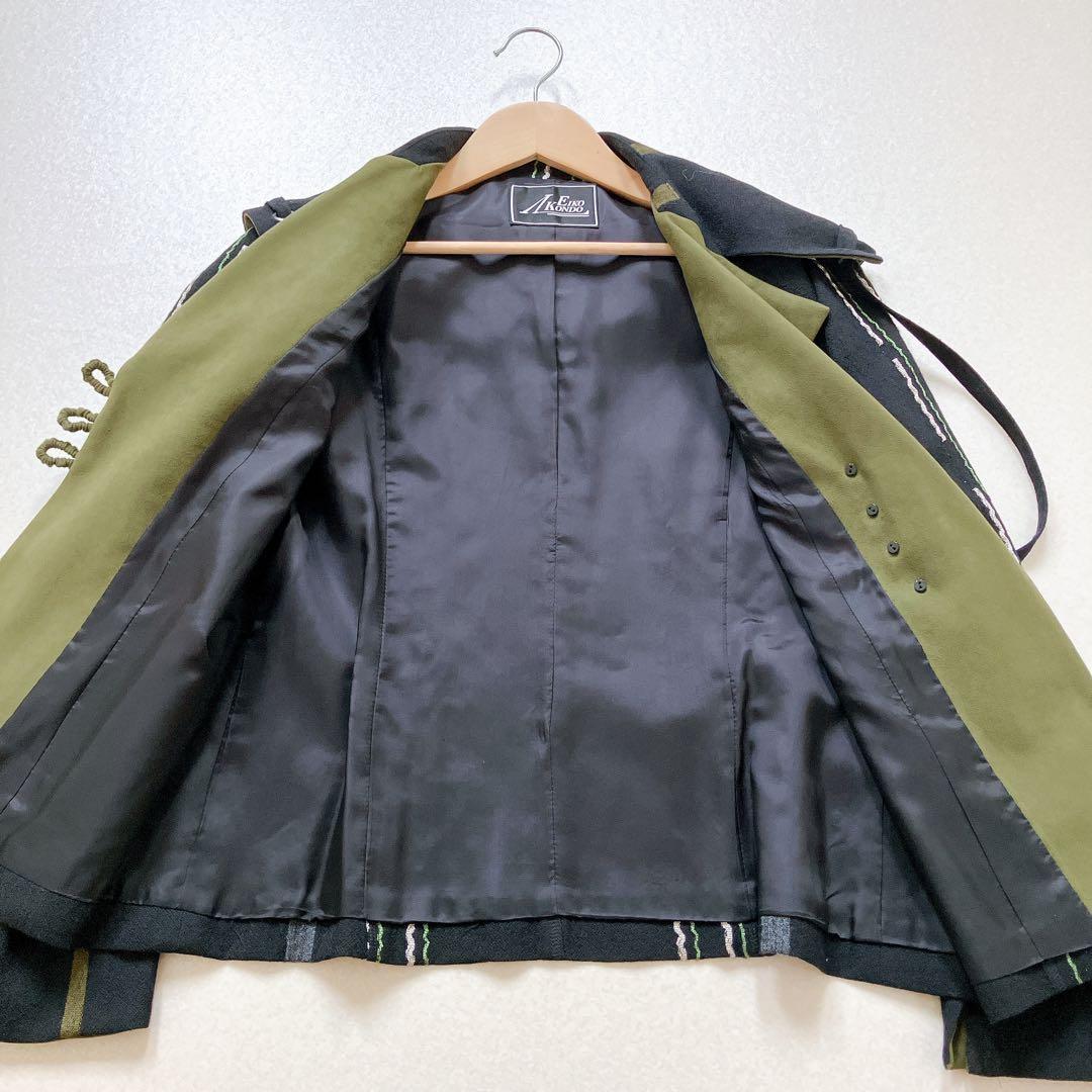 エイココンドウ　セットアップ　ジャケット　インナー　トップス　ウール　黒