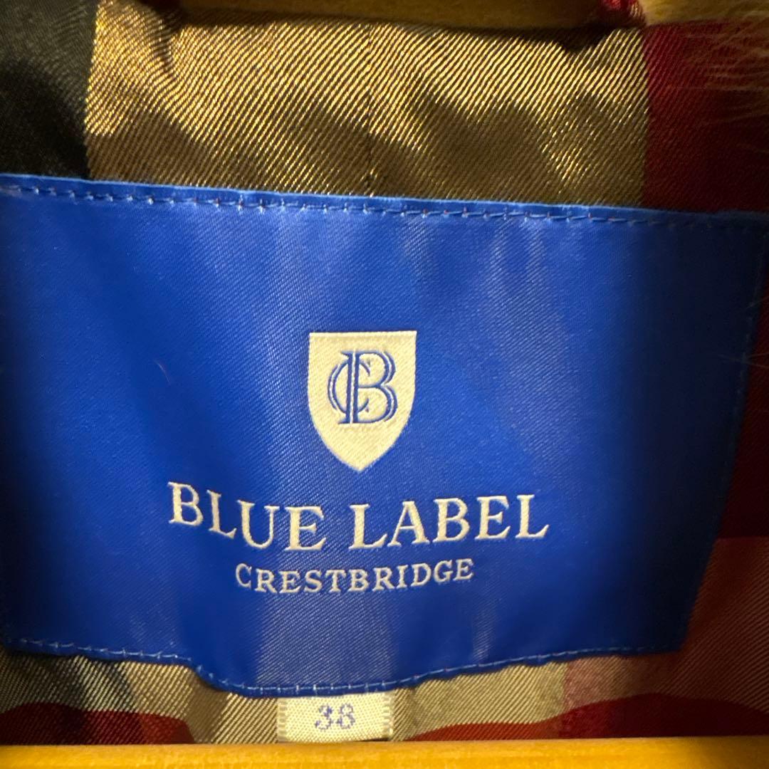 BLUE LABEL CRESTBRIDGE ベージュピーコート 38
