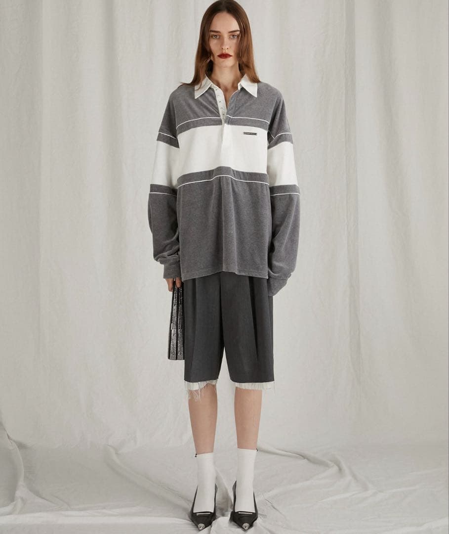 トップス PRANK PROJECT Velor Rugger Over Top