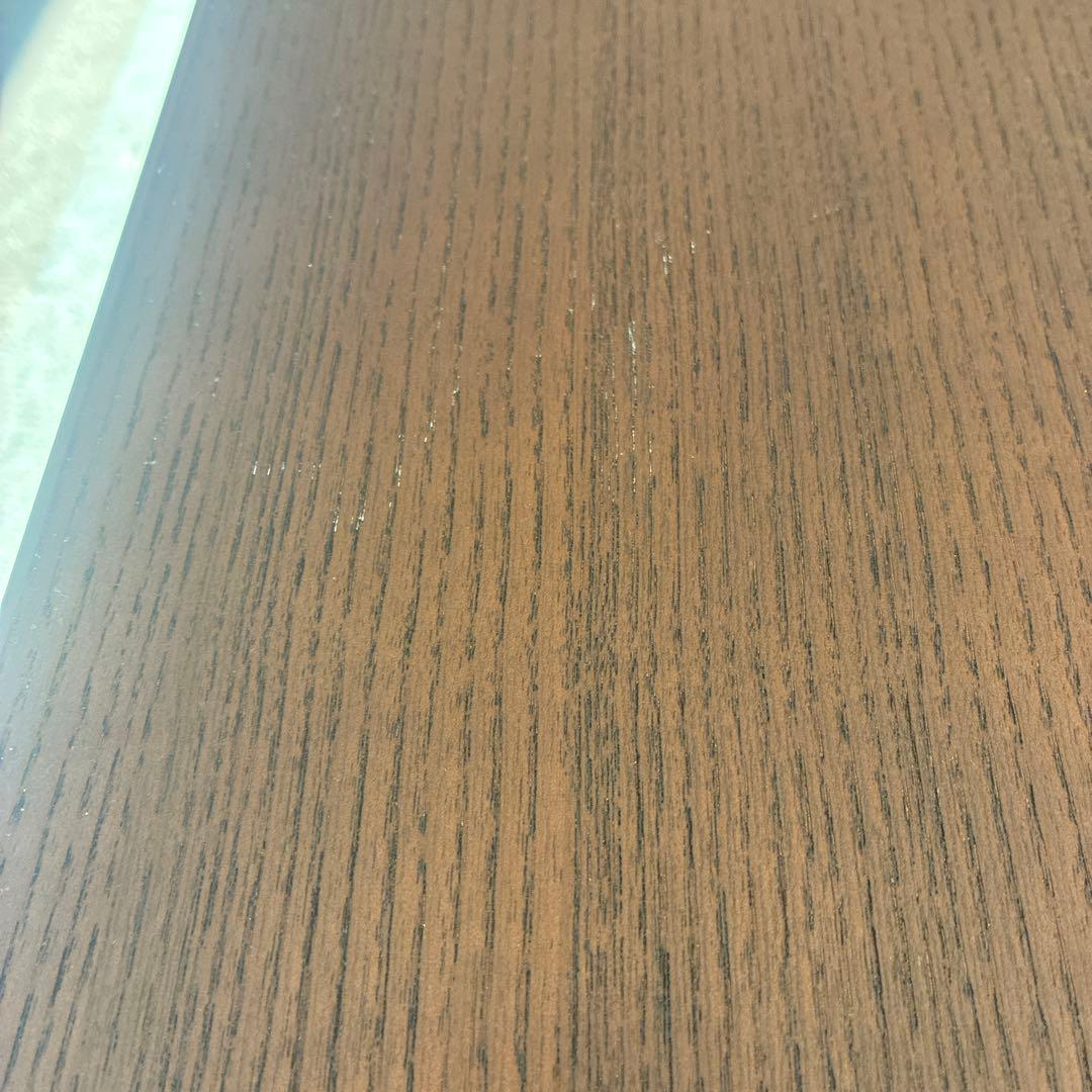 ダークブラウン木製センターテーブル