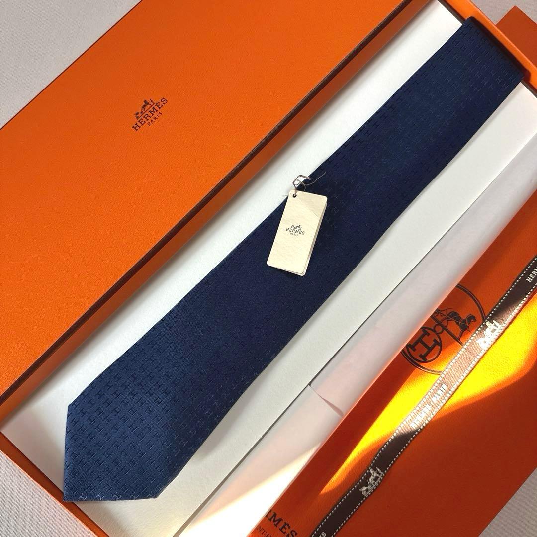専用です。　　エルメス H織りタイ 《ファソネ H》 7 cm 新品 未使用