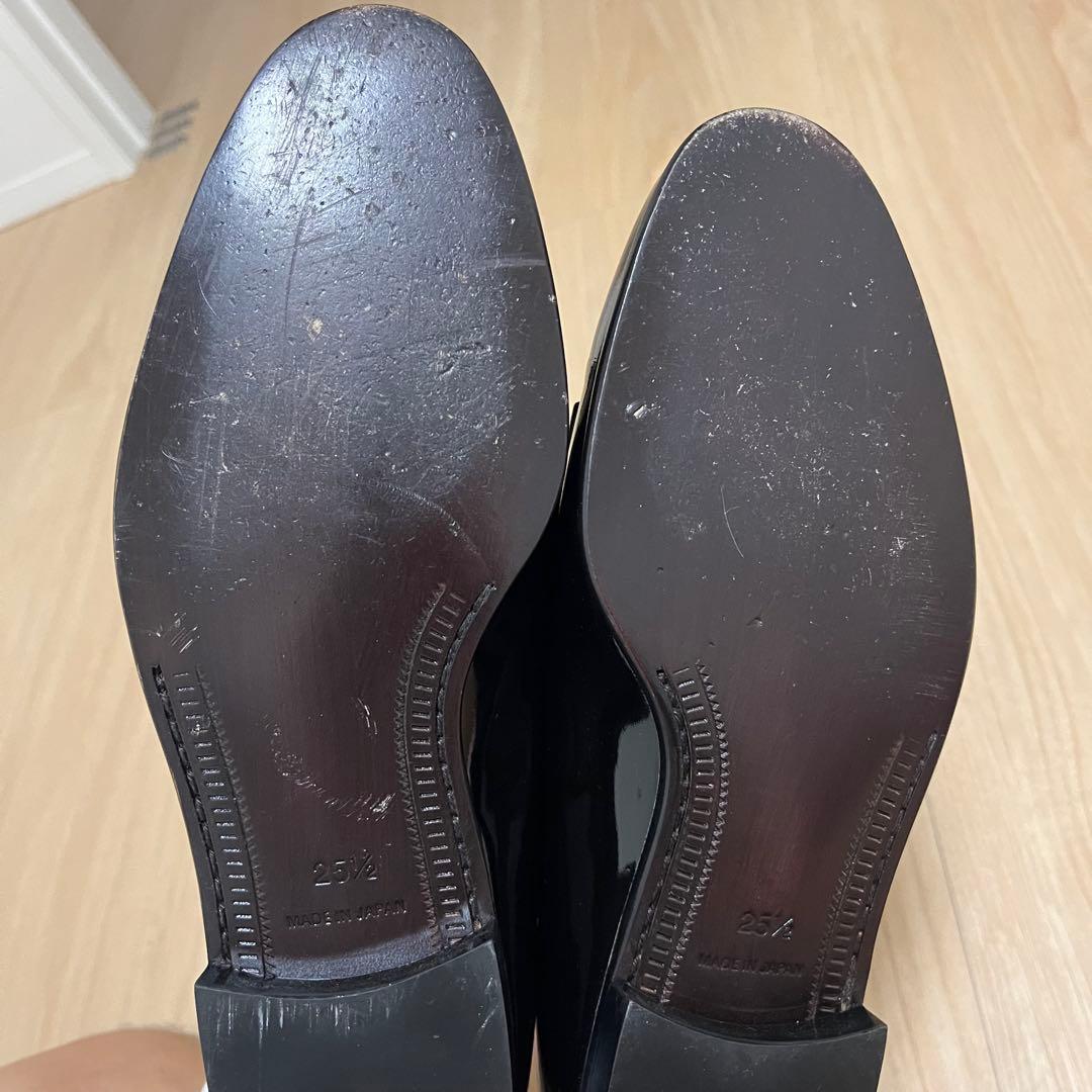 Madras メンズ　オペラパンプス　25.5　ブラック