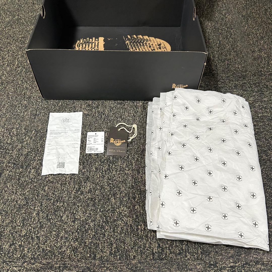 Rick Owens × Dr.Martens 1460 Quad Sole