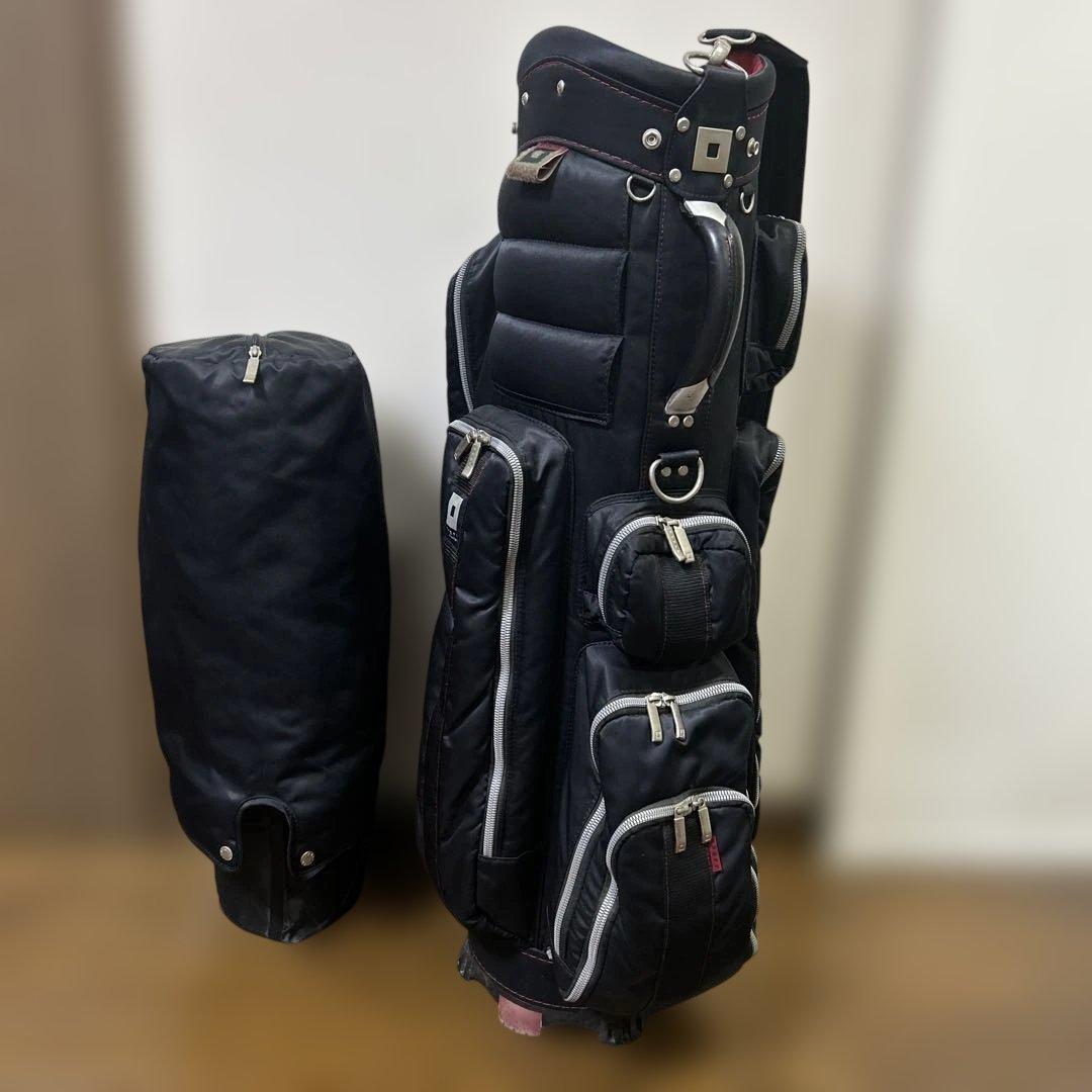 ONOFF　オノフ　キャディバッグ　ブラック×レッド