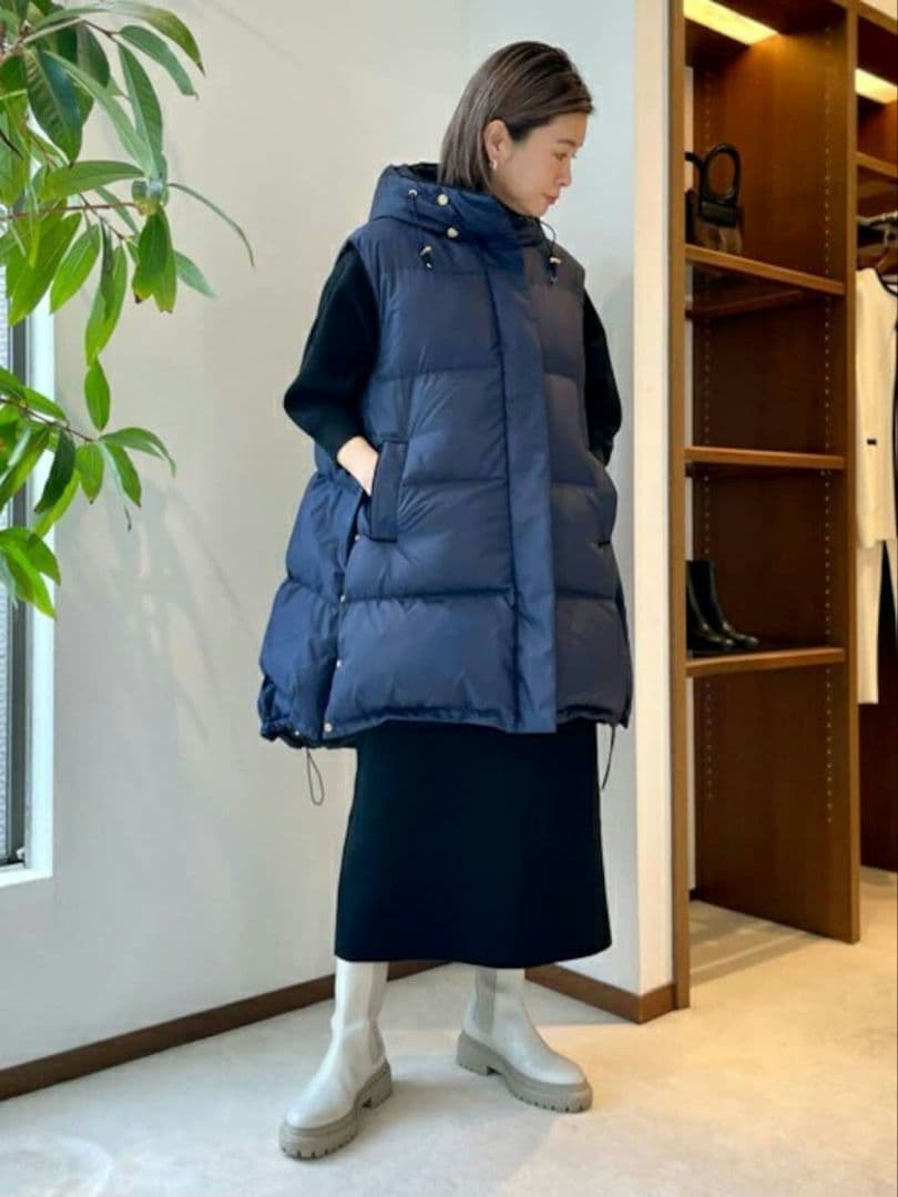 リバーシブルダウンベスト