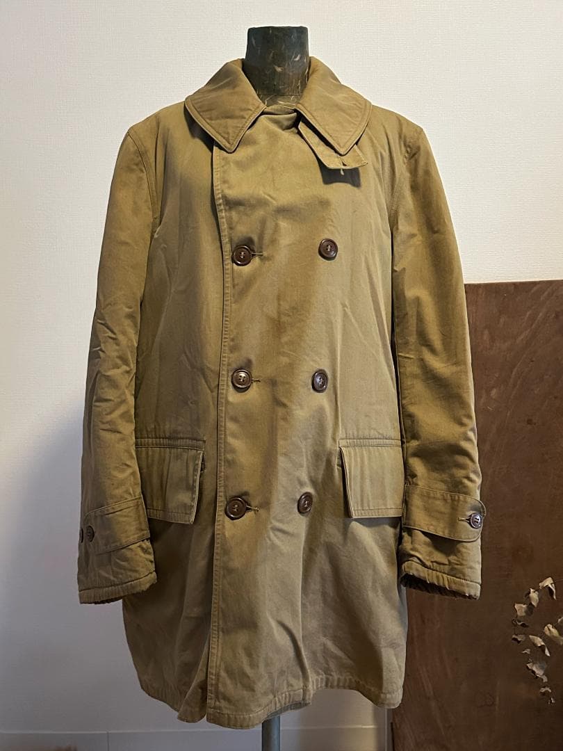 40s U.S.NAVY M-1943 マッキーノコート ジープコート L