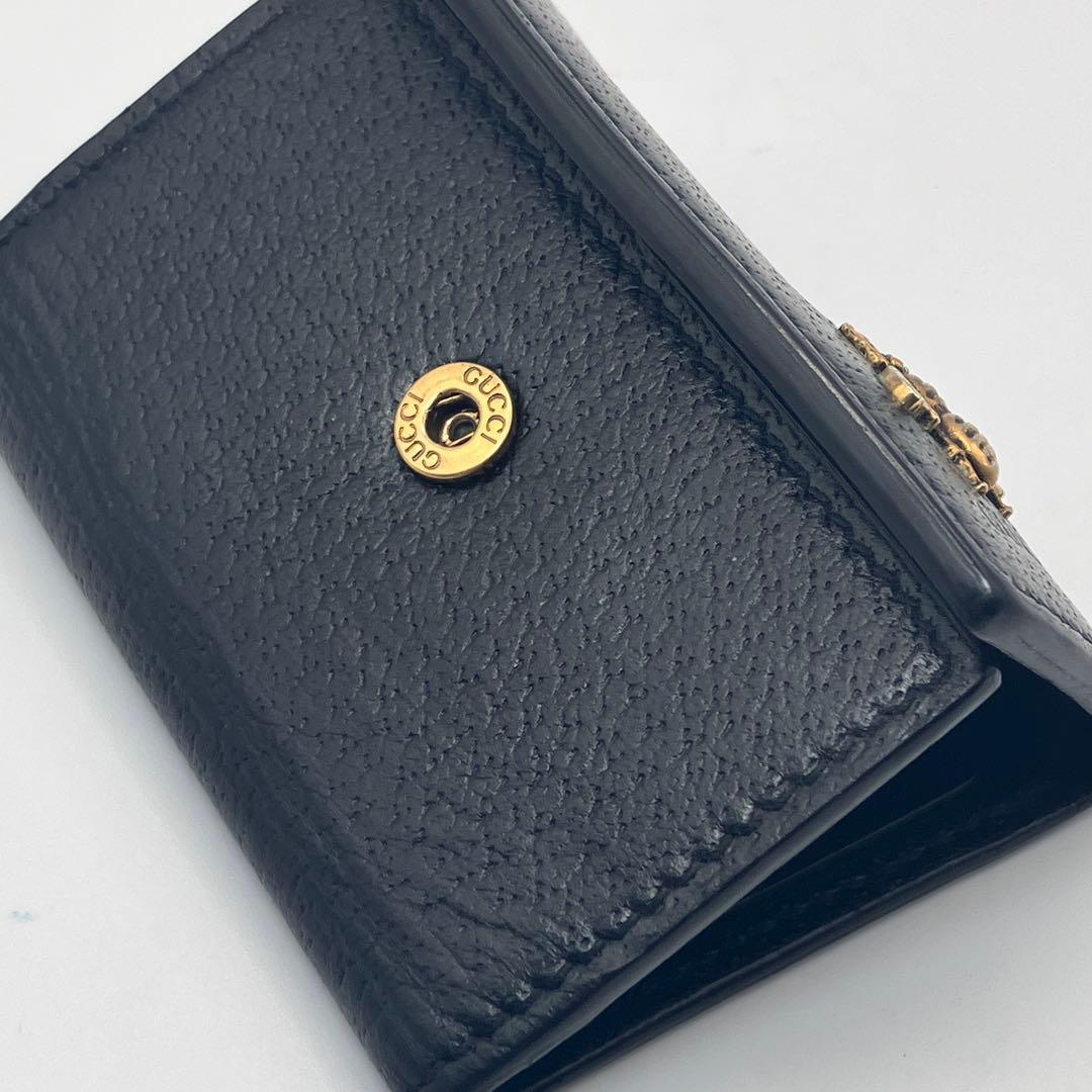 ず*ー様 ☆美品☆ GUCCI キーケース ブラック 蜂 bee 6連アニマリエ