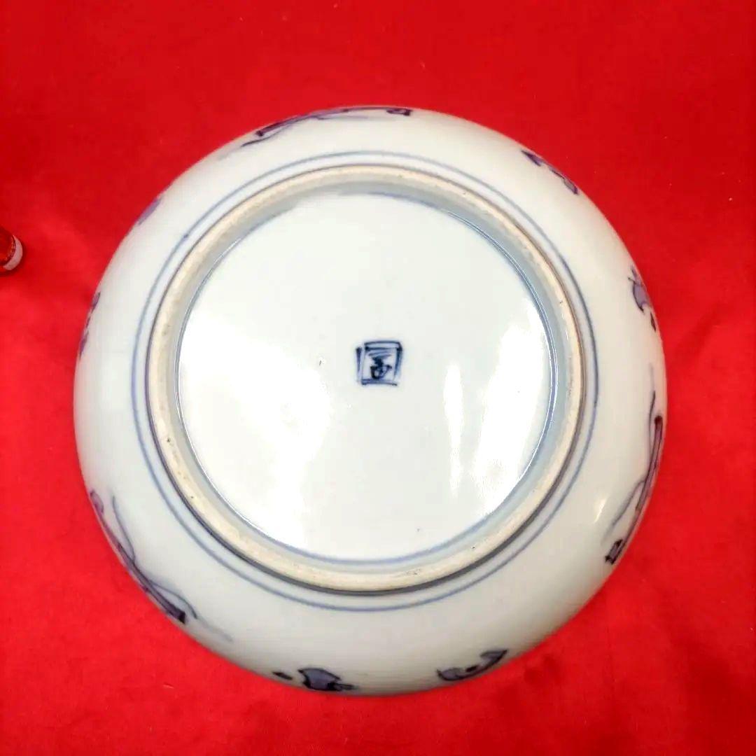 有田焼　伊万里焼　古伊万里　五彩錦手　中皿　平皿　盛り皿　6寸皿5客セット　③