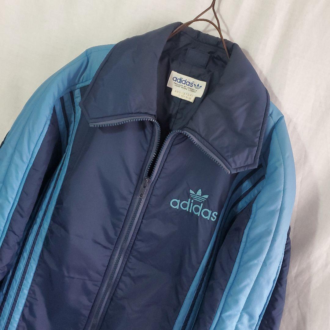 80s アディダス adidas スキー中綿 線 ジャケット ジャンパー